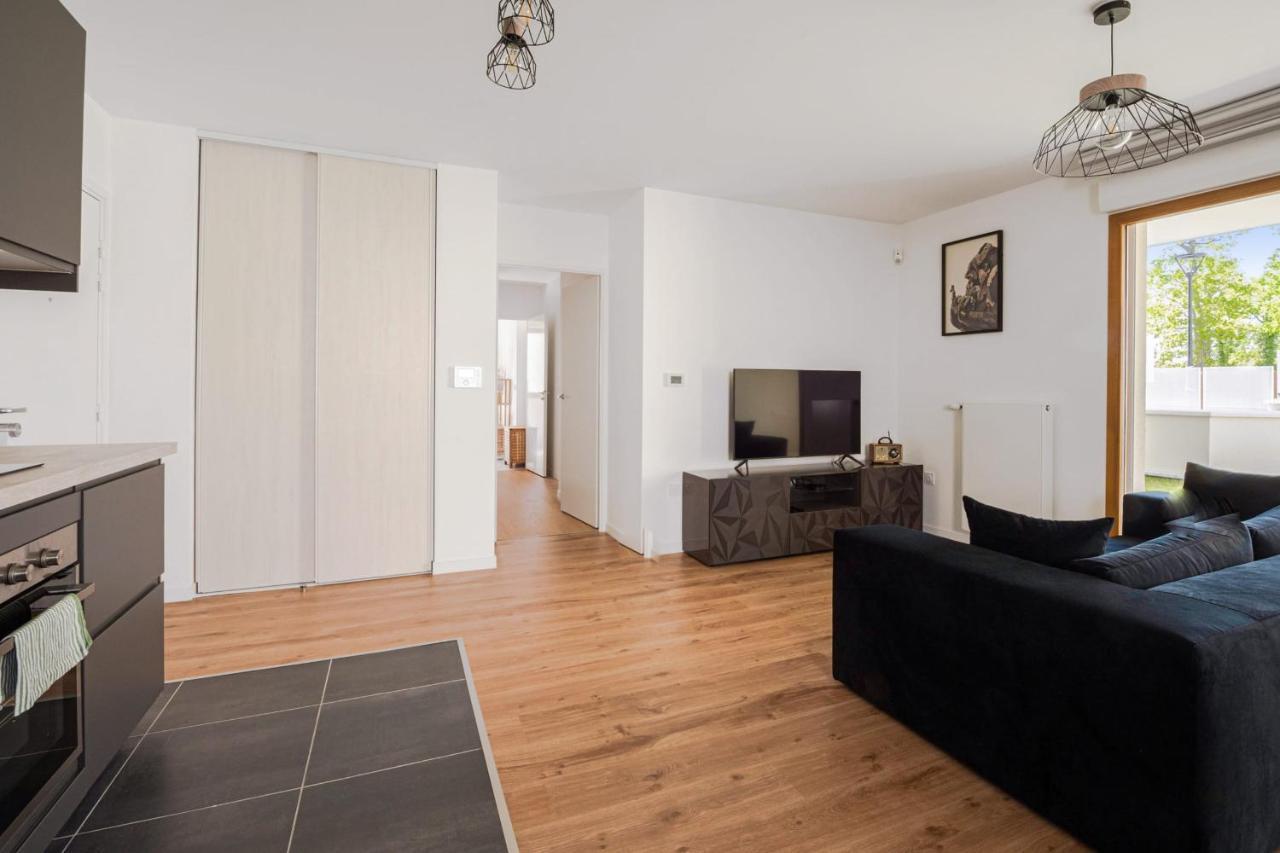 Cosygreen77 Modern Apartment With Garden And Parking Magny-le-Hongre Exterior foto